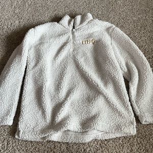Pi Beta Phi Sherpa quarter zip